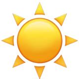 sonne emoji kopieren|☀️ Sun Emoji